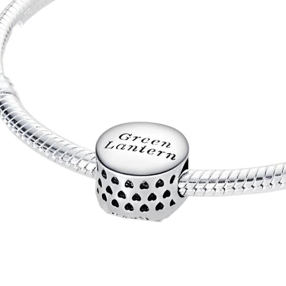 Sterling Silver Green Lantern Charm - Picture 2 of 2
